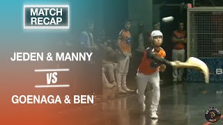 FALL 2023 BATTLE COURT CHAMPIONSHIP  MATCH 1 JEDEN amp MANNY vs GOENAGA amp BEN DIV 4 DOUBLES [upl. by Adalia]