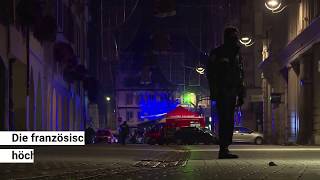 Straßburg Augenzeugenvideos zeigen Schusswechsel zwischen Polizei und Attentäter [upl. by Gemmell]