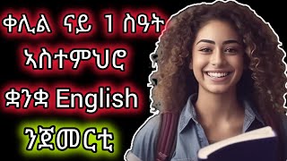 ቀሊል ኣስተምህሮ ቋንቋquot Englishquot ንጀመርቲLearn EnglishLearn Tigrinya [upl. by Ennovahs]