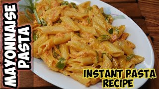 Veg Mayonnaise Pasta Recipe  Easy Recipe  Tasty Recipe  By Food Mania [upl. by Inoek]