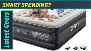 OhGeni Queen Air Mattress The Ultimate Comfortable Camping Bed [upl. by Derna]