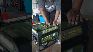 Sportsmans 4000 generator set up amp test DIY Fyp GeneratorReview [upl. by Artapoelc60]