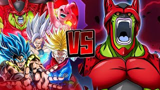 LR CELL MAX VS THE MOST DIFFICULT BOSSES OF THE 9TH ANNIVERSARY META DBZ Dokkan Battle [upl. by Elsy]