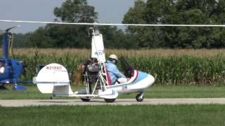 PRA Convention 2012 in Mentone IN  August 3rd  Gyroplanes Flybys [upl. by Schwartz]