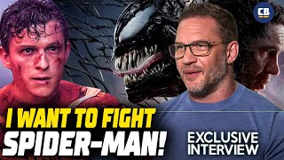 Tom Hardy Wants Venom Vs SpiderMan Venom The Last Dance Cast Interview [upl. by Legnaleugim]