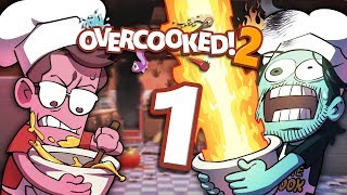 SuperMega Plays OVERCOOKED 2  EP 1 Kitchen Nightmares [upl. by Enitsirt]