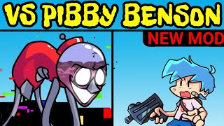 Friday Night Funkin New VS Pibby Benson  Pibby x FNF Mod [upl. by Auqenehs]