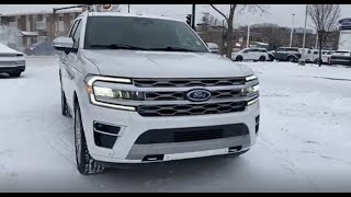 2023 Ford Expedition Platinum  Star White Metallic [upl. by Eedolem496]