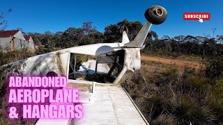 Forsaken Airfield  Abandoned Helio Courier Plane amp Hangars [upl. by Udela]