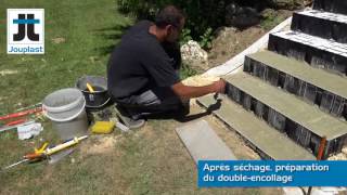 TUTO JOUPLAST®  Créer un escalier exterieur avec MODULESCA® [upl. by Trofmoc]