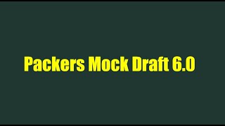 Packers 2024 Mock Draft 60 [upl. by Lennon]