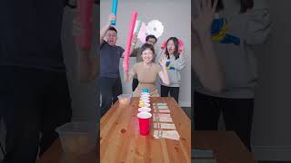 Blowing Ping Pong Challenge 🤪 Blow hard but not too hard 🤔🥳funny challenge [upl. by Ly]