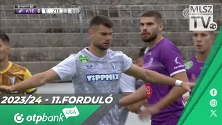 Kecskeméti TE – ZTE FC  31  20  OTP Bank Liga  11 forduló  MLSZTV [upl. by Thad]