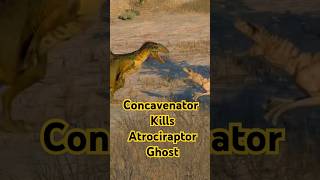 Concavenator kills Atrociraptor Ghost  Jurassic World Evolution 2 [upl. by Immak]