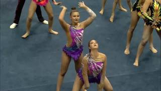 Acro Group Routine  2017 USA Gymnastics Championships  Finals [upl. by Dnomsad]