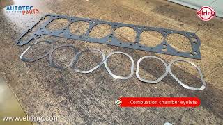 Elring engine cylinder head gasket full process [upl. by Randolf550]