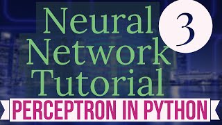 Neural Network Tutorial 3  Implementing The Perceptron Algorithm In Python [upl. by Persis]