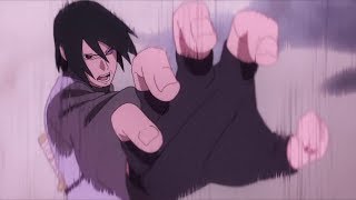 Sasuke uses planetary devastation for the last time  Naruto and Sasuke vs Momoshiki [upl. by Aynik]