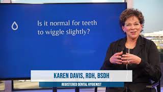 Is it normal for teeth to wiggle slightly  Video 73  Periosciences [upl. by Reagan]