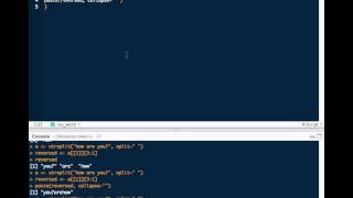 R 프로그램 17문자열4 단어순서 바꾸기 reverse words string [upl. by Otilopih]