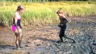 Two kids and a lot of mud [upl. by Reld]