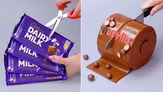 Yummy Fondant Cake Decorating Looks Like Real  Perfect 3D Cake  Tasty Chocolate Decoration Idea [upl. by Anivram]