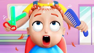 Babys First Haircut Song ✂️ Hair cutting cartoon  More Bibiberry Nursery Rhymes amp Kids Songs [upl. by Hax]