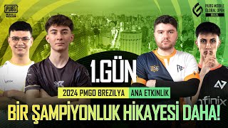 TR 2024 PMGO Brezilya Ana Etkinlik  1 Gün  PUBG MOBILE Global Open Brezilya [upl. by Walsh]