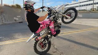 URBAN Street Riding On Dirt Bikes  Buttery Vlogs Ep255 [upl. by Siul]