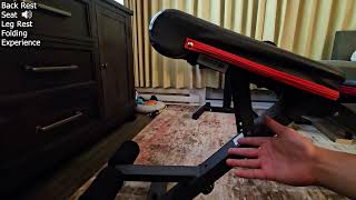 PASYOU Adjustable Weight Bench Full Body Demo amp Review [upl. by Deirdre]