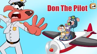 Don The Pilot  Funny Cartoon Video  Ratatat Season 13 218C  Kids Cartoon  Chotoonz Tv [upl. by Dlabihcra]