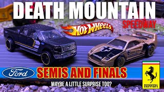 DEATH MOUNTAIN SPEEDWAY  SEMIS AND FINALS  DIECAST RACING  HOT WHEELS  STREET RACING [upl. by Sidran388]