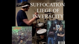 SUFFOCATION  LIEGE OF INVERACITY DRUM COVER  TERRANCE HOBBS IS THE MAN  MIKE SMITH RULES [upl. by Doscher891]