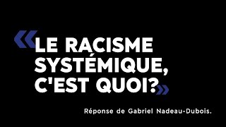 Le racisme systémique Cest très simple à comprendre [upl. by Akiwak49]