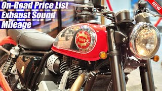 BSA GoldStar 650 Base amp Top Model On Road Price List Mileage Exhaust Sound Specs [upl. by Sachs]