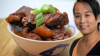 Chinese Spareribs amp Potato Stew Recipe Chinese Cooking Channel [upl. by Sikleb]