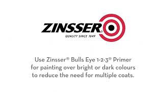 Add a Bright New Colour with Zinsser Bulls Eye 123 [upl. by Frick]