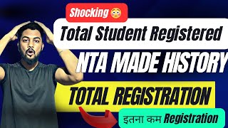 Shocking 😮Very low Registration In Jee Main 2025Total Number of Student Registered In Jee Main [upl. by Enirual]