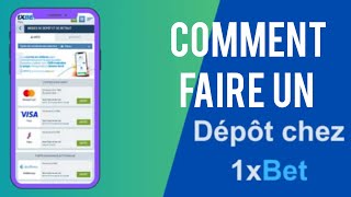 Comment faire un dépôt facilement sur 1xbet  Guide complet [upl. by Annavas]