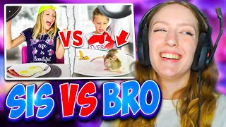 Karina Reacts to the Most Funny Gummy vs Real Food SIS vs BRO videos [upl. by Eiten]