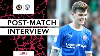 INTERVIEW  Jenson Metcalfe postNewport County [upl. by Carmen]