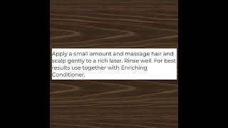 RICH OR MILD REVITALISING SHAMPOO  MASSAGE HAIR amp SCALP [upl. by Enaerb]