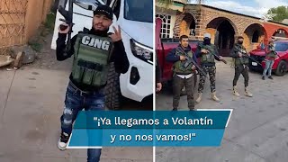 Video de convoy del CJNG se hace viral [upl. by Nnahteb358]