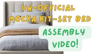 MOCKA BED ASSEMBLY  visual guide for the Quinn king single Similar for other models also [upl. by Ingamar]