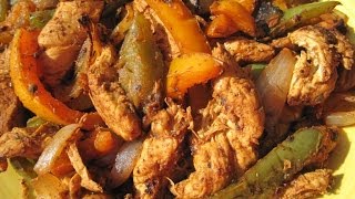 SPICY CHICKEN FAJITAS  How to make SPICY CHICKEN FAJITAS Recipe [upl. by Hillinck]