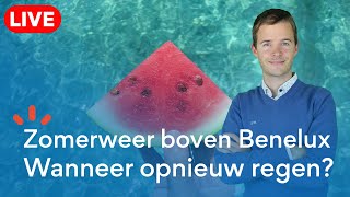 LIVE Omegablokkade brengt zomerweer Hoelang blijft het nog aanwezig [upl. by Caravette]