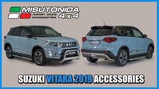 Misutonida 4x4 Italy Suzuki Vitara 2019 accessories [upl. by Ahsaetal]