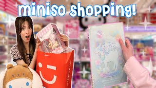 CUTEST STORE  Miniso Shopping Sanrio Haul amp Blind box Unboxing  Riivv3r [upl. by Culbertson]