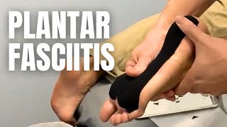 How to KT Tape for Plantar Fasciitis [upl. by Artenak]