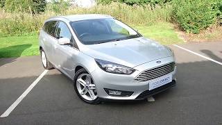 Used Ford Focus 15 TDCi 120 Zetec 5dr estate Moondust Silver 2016 Estate [upl. by Ydnelg215]